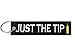Military Just The Tip Keychain Tag with Key Ring, EDC for Servicemen, Car, Motorcycle