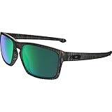 Oakley Men's Sliver OO9262-08 Non-Polarized Square Sunglasses, Matte Olive Ink/Urban Jungle, Jade Iridium, 57 mm