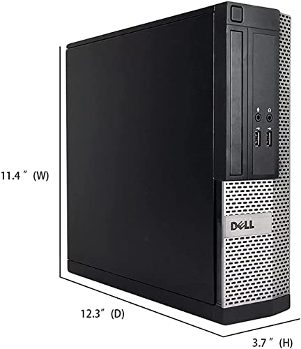 Image of Dell OptiPlex Computer Desktop PC, Intel Core i5-3rd, 8GB RAM, 500GB HDD, MTG New 22 inch LED Monitor, RGB Keyboard and Mouse, WiFi, Windows 11 (Renewed)