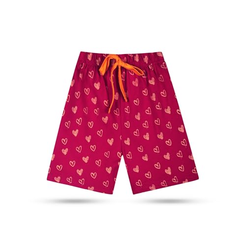 Image of T2F Girls Cotton Printed Shorts (Pack of 5)