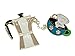 Miniblings Espresso Kanne Pin Brosche - I Kaffee Espressokanne Tasse Mokka Kaffeekanne Kaffeetasse emailliert - - Handmade Modeschmuck I Anstecknadel Button Pins
