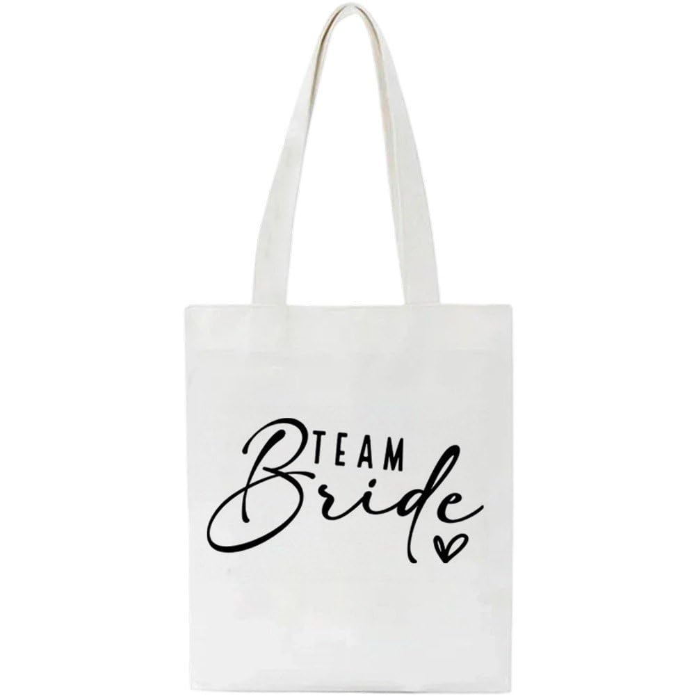 Ppmter Bride Tote Bag, Bride to be Gifts for Bridal Shower, Engagement, Wedding, Bachelorette Party, Honeymoon, Beach, Travel