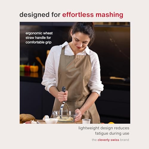 Zyliss Stainless Steel Potato Masher, Non-Slip Handle, 10" - image 5