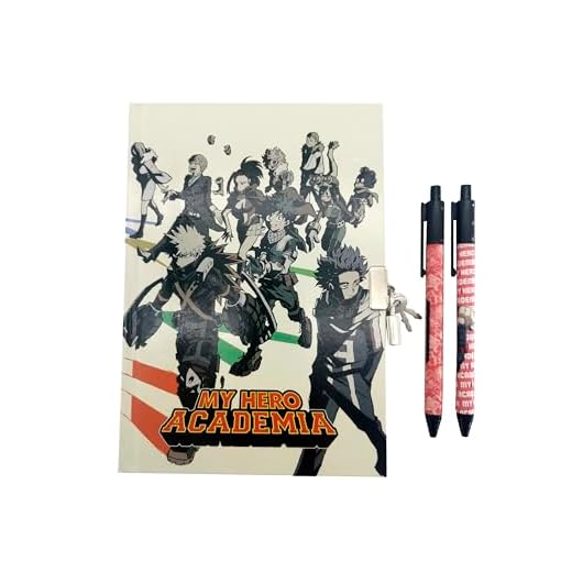 CyP Brands- My Hero Academia- Caja Regalo con Diario y 2 bolígrafos, Diarios, Bolígrafos, Material de Escritura, Multicolor, Producto Oficial
