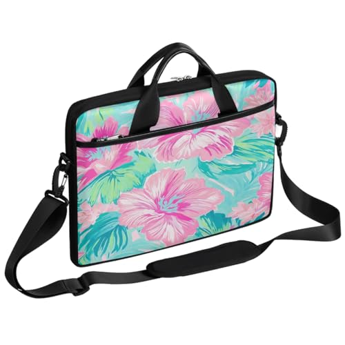 Bolso para portátil flor hibisco 15 pulgadas slim