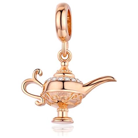 NewL Aladdin's Lamp 925 Silver Charm Cover