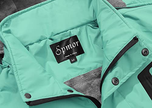 Image of Women's Waterproof Ski Jacket Mountain Rain Winter Coat Windproof Skin Hooded Jacket