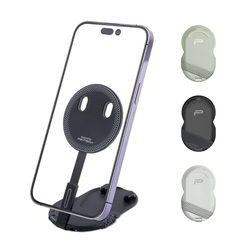 Image of PGYTECH MagFlex Phone Strand, N52 Aluminum Alloy Magsafe Phone Photography Grip Fit for iPhone 12 /13 /14 /15 Series with Magnetic Ring for Android
