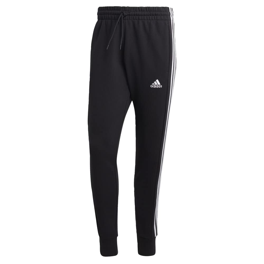 adidas Hombre Essentials French Terry Tapered Cuff Pants, black, M — view 18