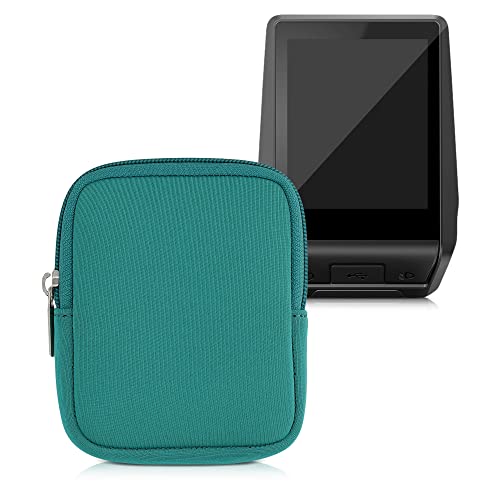 kwmobile Custodia Compatibile con Bosch Nyon 2 - Fodero Neoprene per Schermo Computer Bici Elettrica - Cover Anti-Urto Petrolio
