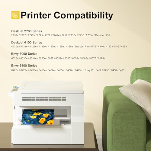 Image of Remanufactured Ink Cartridge Replacement for HP 67XL Ink Cartridges Black /Color Combo Pack for Envy 6055e 6055 6052 6075 Envy Pro 6455e 6455 6475 6458 DeskJet 4155 2755e 2755 2 Black, 1 Color