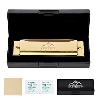 EastRock Harmonica 10 trous, 20 mélodies Blues en Do pour débutants, adultes, enfants, cadeau avec étui et chiffon de… - Les Beatles, Paul McCartney, John Lennon, RIngo Starr, George Harrison EastRock Harmonica 10 trous, 20 mélodies Blues en Do pour débutants, adultes, enfants, cadeau avec étui et chiffon de… – Image 5