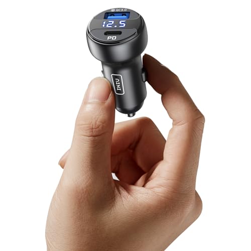 ✅【Display di Tensione Unico & Utile】 Con il display digitale di tensione in tempo reale, si può vedere velocemente lo stato della batteria dell'auto prima di andare. Può ricordarsi di controllare o riparare la batteria dell'auto in tempo, evitando eventuali guasti in movimento.