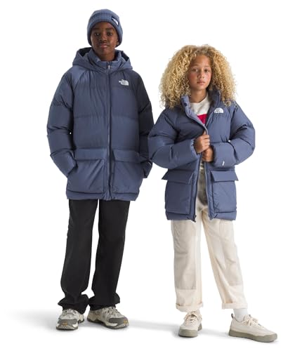 Image of THE NORTH FACE Kids' North Down Fleece-Lined Short Parka | 600 Fill Recycled Waterfowl Down Insulated, Water Repellent