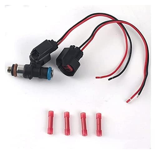 Inyectores de combustible Inyector De Combustible Con Conector Flexible Para Polaris ACE570 ACE900 RZR Ranger Sportsman XP SP OEM 2521068 0280158258