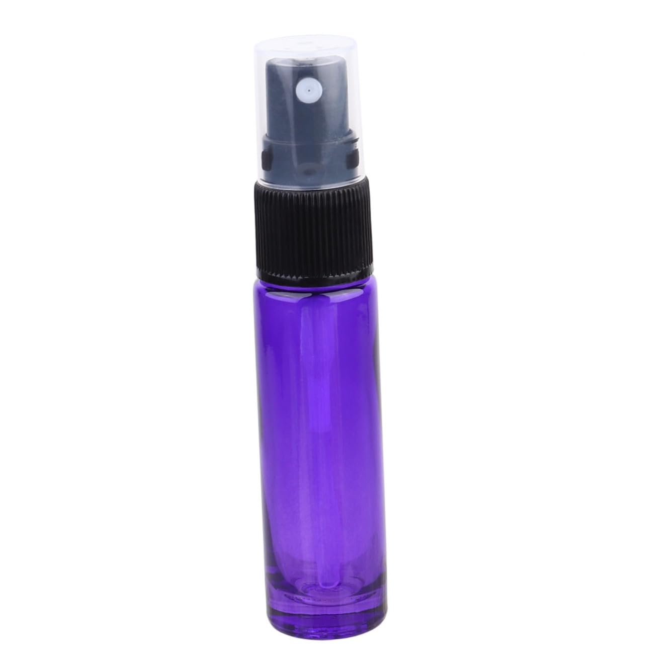 Wiederbefüllbare Glas Sprühflaschen Parfüm Zerstäuber 20 Stück Violett 10ml Tragbar und Kompakt für Reisen und Ätherische Öle