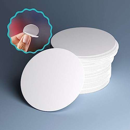 NFC Tags NTAG215 Cards, Blank PVC NFC Coin Tag White 25mm Round, 504 Bytes Memory NFC Chip, Compatible With TagMo And All NFC Enabled Devices - 20 PCS - View #2