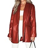 : Cette veste en similicuir polyvalente pour femme s'associe facilement à un jean, une jupe ou une robe. Parmi les vestes en cuir les plus élégantes, elle sublime les looks décontractés et s'accorde parfaitement avec les tenues de soirée et de sortie.