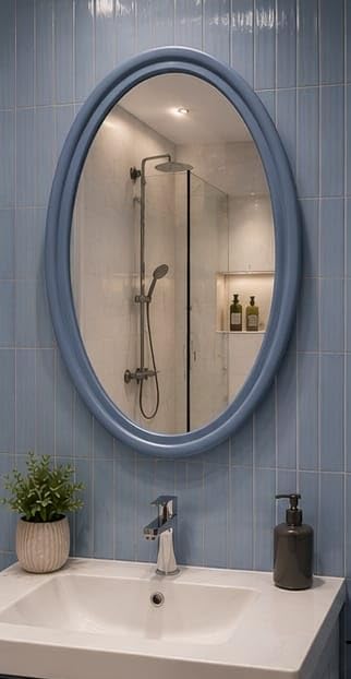 Fiber Body Oval Shape Mirror-image-16