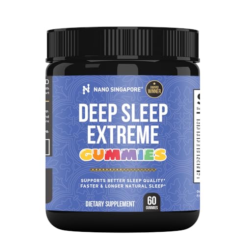 Deep Sleep Extreme Gummies with Melatonin Passiflora Healthy Sleep Cycle - 60 Ct