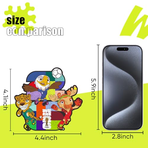 Image of FIFA World Cup 2026 Zayu, Clutch & Maple 26PCS Wooden Pocket Puzzle