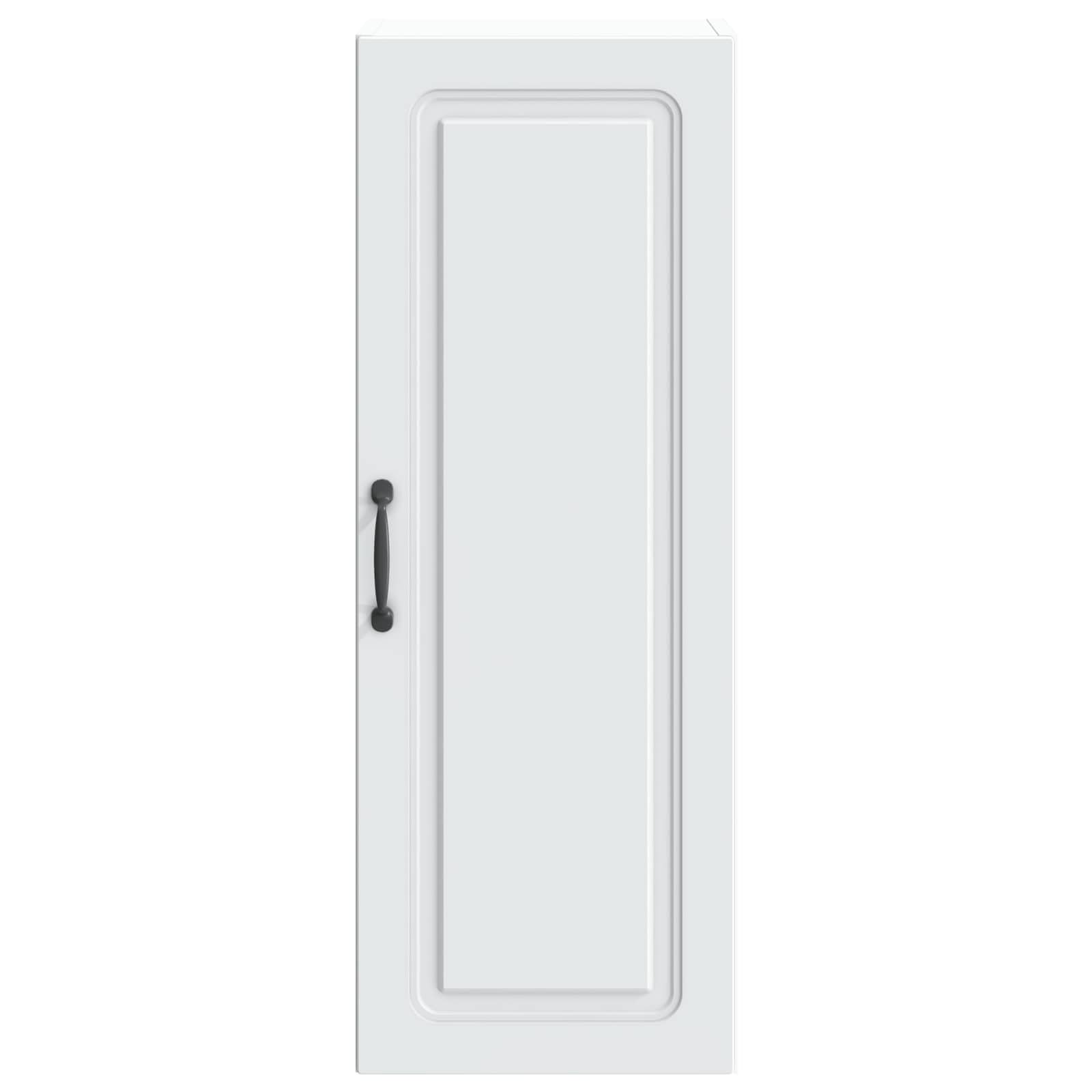 vidaXL Armoire Murale 33 x 34,5 x 90 cm Bois d'ingénierie Blanc