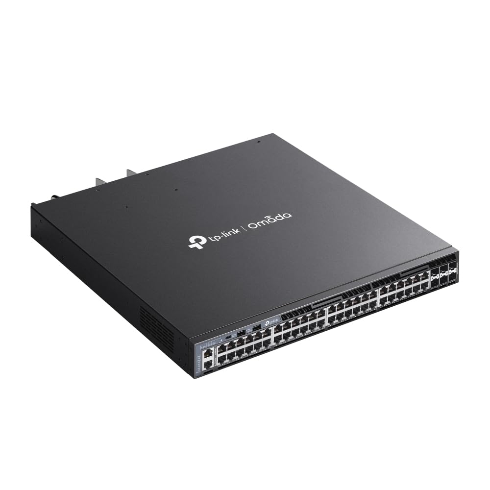 TP-LINK OMADA 48-PORTGIGABIT STACKABLE L3 MANAGED POE+ SWITCH WITH 6 10