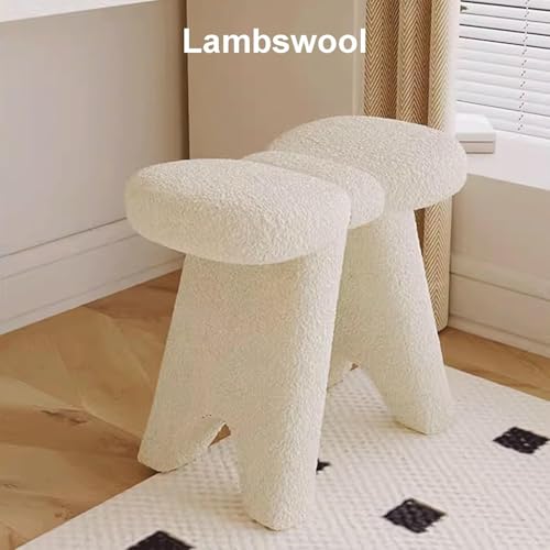 Taburete de tocador con asiento cómodo y acolchado de alta densidad 4
