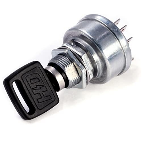 HD Switch AM132500 Ignition Module Key Switch OEM Upgrade Fits John Deere GX255 GX325 GX335 GX355, GT225 GT235 GT245, LX255 LX266 LX277 LX279 LX280 LX288 LX289, 325 335 345 355D Tractors w/ 3 Keys