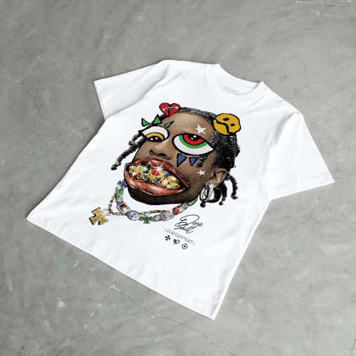 Image of DopeSkill Graphic Tee Streetwear Hip Hop Hypebeast Unisex T-Shirt Sneaker Colour Matching Shirts Rapper Mouth