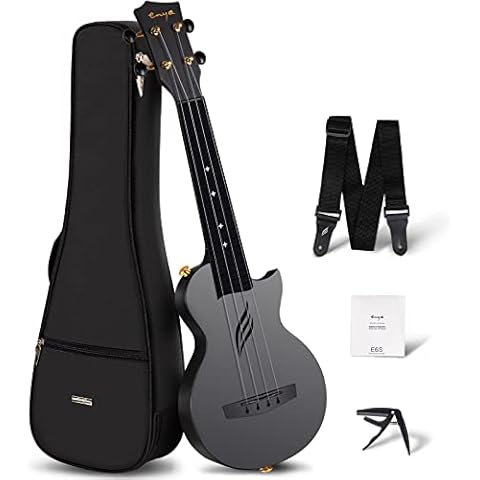 Ukelele Soprano Nova U Mini Simple 21 pulgadas de fibra de carbono Cover