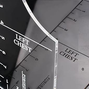 Ubersweet T-Shirt Alignment Tool - Centering Tool HTV T-Shirt Ruler Guide 16x5inch