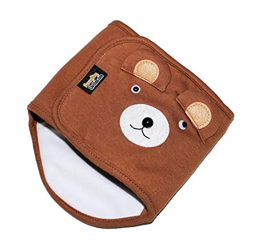 Dog Puppy Funny Diaper Belly Band Male Boy For Small Breeds (Brown Bear, L - Waist 13" - 16") #TOP2