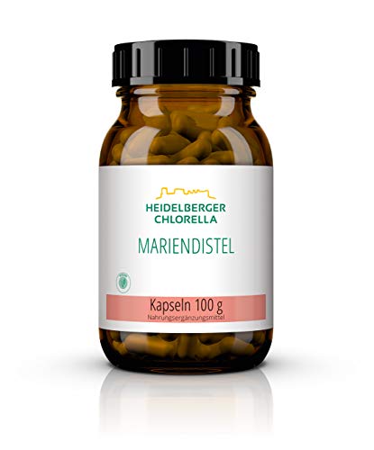 Heidelberger Chlorella - Mariendistel Kapseln, vegan, aus Mariendistelsamenpulver, 100 g, 200 Kapseln Cover