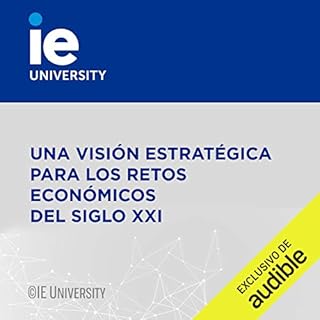 Diseño de la portada del título Una Visión Estratégica para los Retos Económicos del Siglo XXI (Narraci&