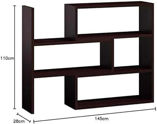 MATKAM Estantería Irys II Estantería de Oficina para Archivos y Libros, Estantería de pie para salón y Dormitorio, Estantería Abierta para Oficina, Estantería para Archivos (Wenge) - imagen 3