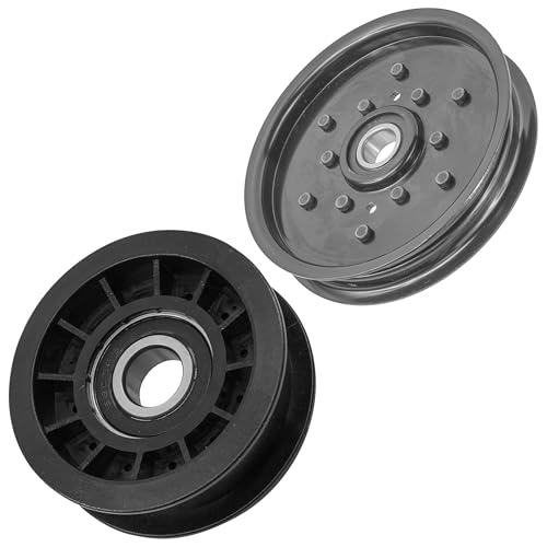 Caltric AM106627 AUC20617 Deck Idler Pulleys Compatible with John Deere STX38 STX46 Lawn Tractors