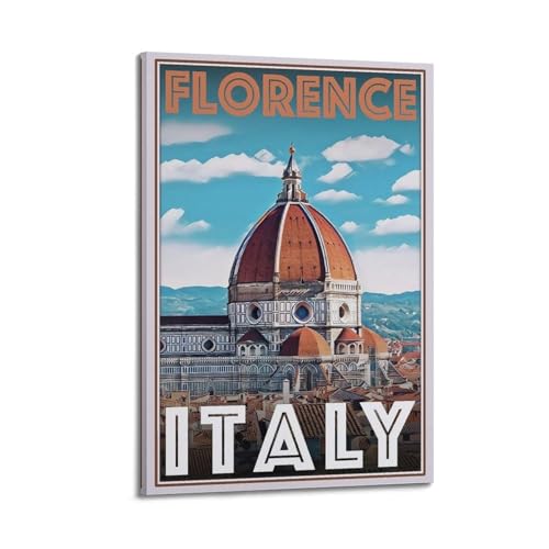Poster Florence Italie vintage koanga pour transformer la décoration murale d'une chambre