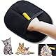 Doppelseitiger Fellmagnet Handschuh, Antistatischer Haarentfernung Handschuh für Tiere,Wiederverwendbarer Haarentfernung Handschuh,Waschbar Katzenhaarentfernung Fellpflegehandschuh Massagefunktion*1