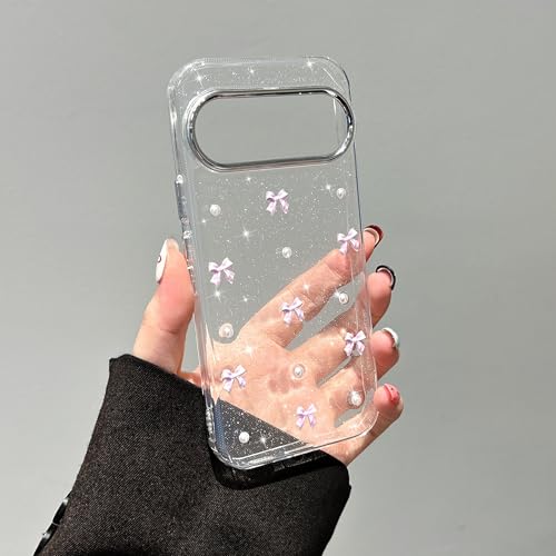 Coque Google Pixel 9a antichoc TPU souple transparent noeud