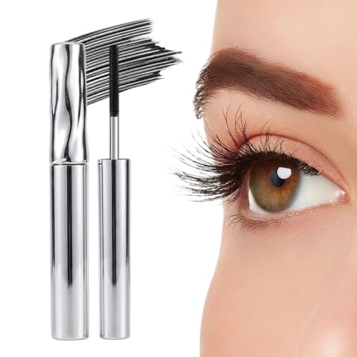 Mascara for Older Women 60 Plus Metal Wand Mascara 2026 New Mascaras Volume and Length for Mature Women with Thinning Lashes Non Clumping Waterproof Long Wear (Black)