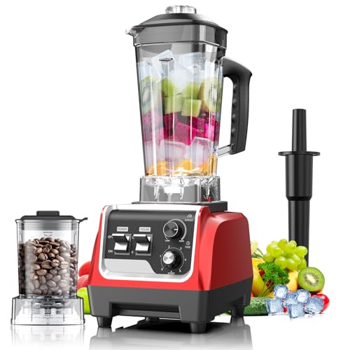 H-Duka Blender for Smoothies with 1800 Watt Motor Powerful Countertop