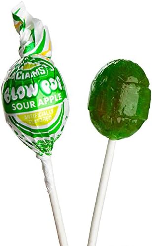Charm Blow Pops, Sour Apple Pops, Pack of 60