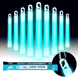 Glow Fever Glow Sticks Bulk, Noodveiligheid Militaire 6″ Lichtsticks, Licht Ultra Helder met 12 Uur Duur voor Wandelen Party Camping Blackouts Orkaan Shelter Survival Kit
