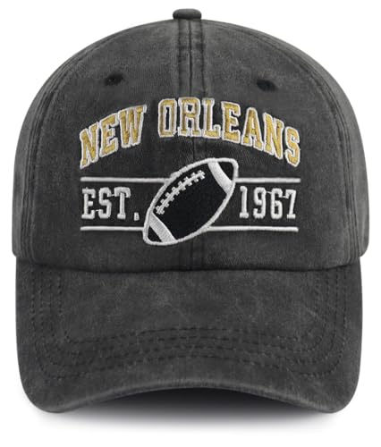 Terojnkl Embroidered City Football Hat Men Women Unisex Fans Baseball Cap