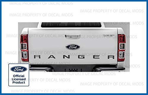 Red Tailgate Insert Decal Letters For Ford Ranger 2019-2023 – Vinyl Sticker Set