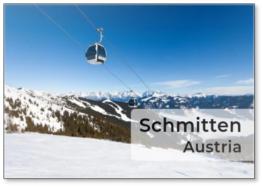 Cable Car Going to Schmitten, Fridge Magnet