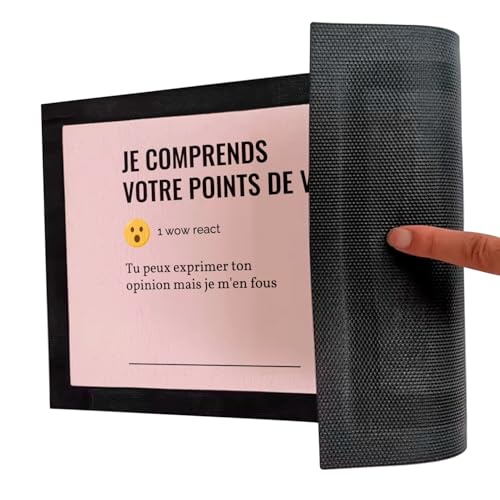 Paillasson rose bureau pour rompre la monotonie des e-mails pro - 5