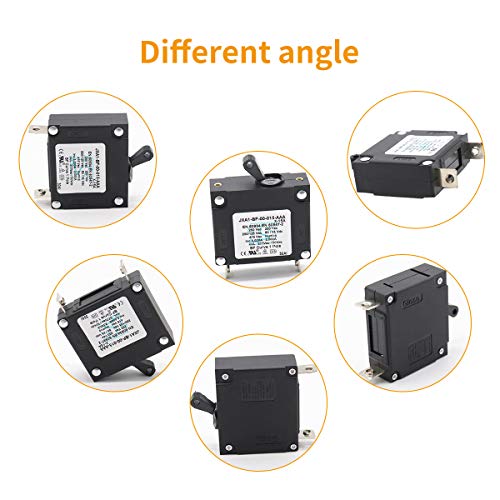 T Tocas Ac/Dc Single Pole Toggle Magnetic Circuit Breaker - 15 Amp #TOP6