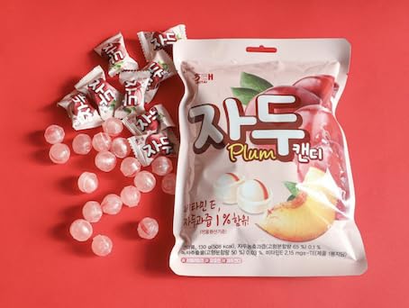 Dulces de ciruela dulce y ácida coreana 130g x 3 bolsas miniatura 3